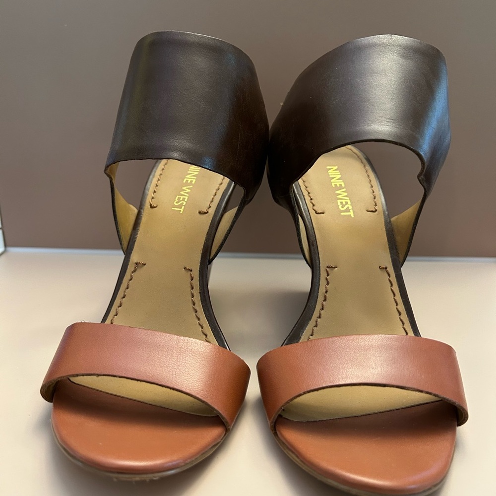 Nine West Brown Heeled Shoes for Elegant Occasions